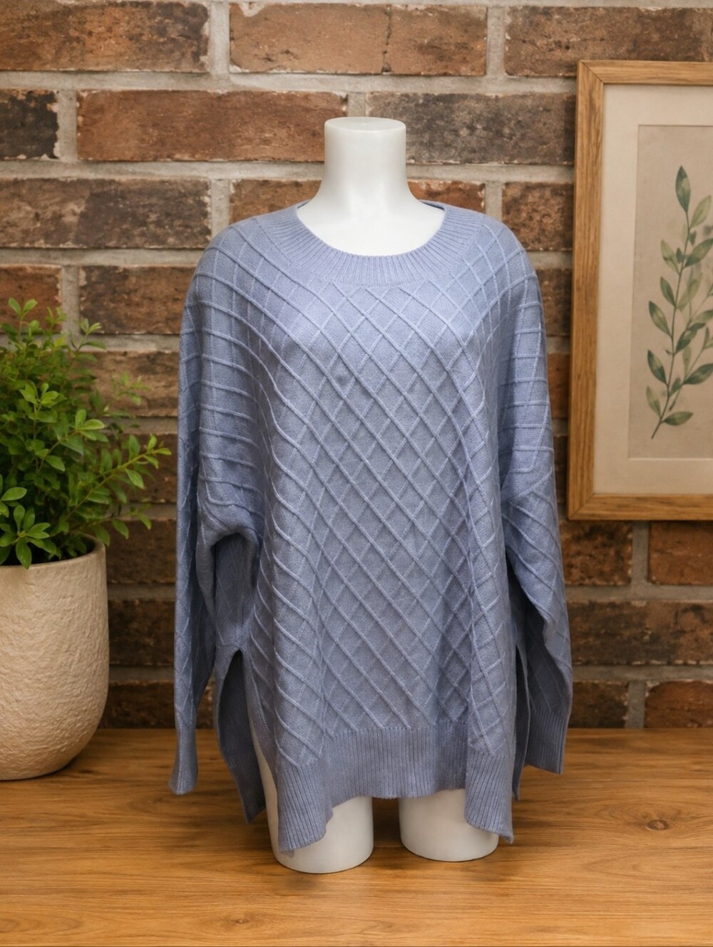 Size XL Oversize Charlie Paige Soft warm knitted sweater